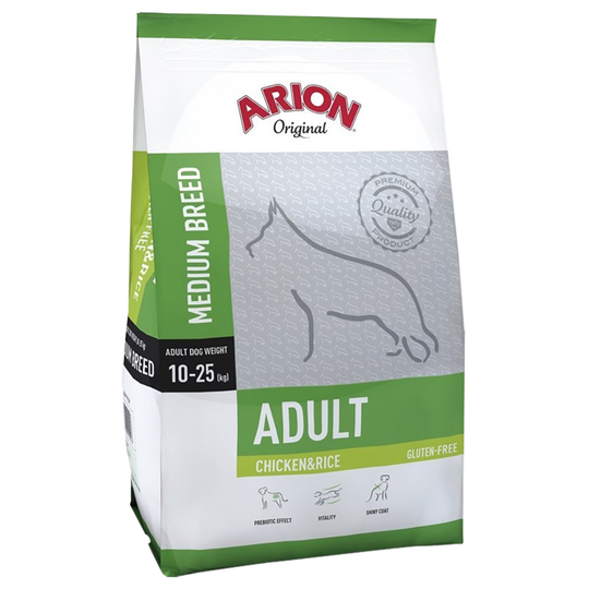 Arion Original Adult Medium Breed Chicken & Rice - 12 kg