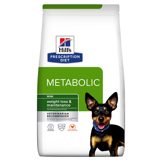 3 x zooPisteitä: Hill's Prescription Diet Metabolic koiran kuivaruoka - 6 kg Metabolic Mini