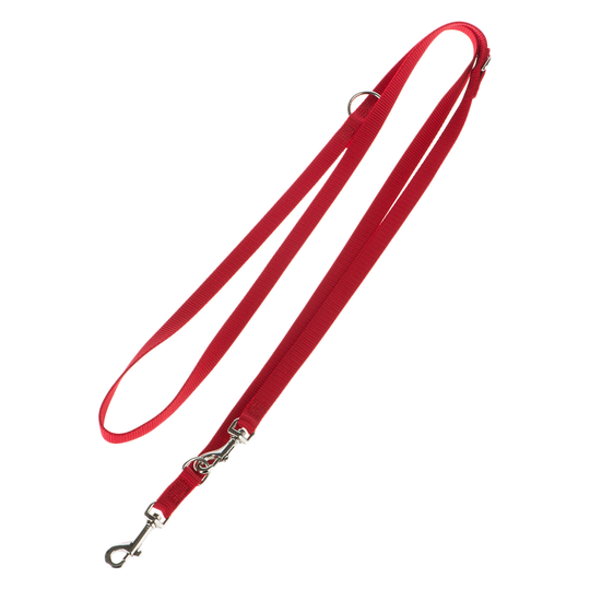 HUNTER Ecco Sport: talutushihna ja kaulapanta, punainen - kaulapannan koko M + talutushihna 200 cm/15 mm