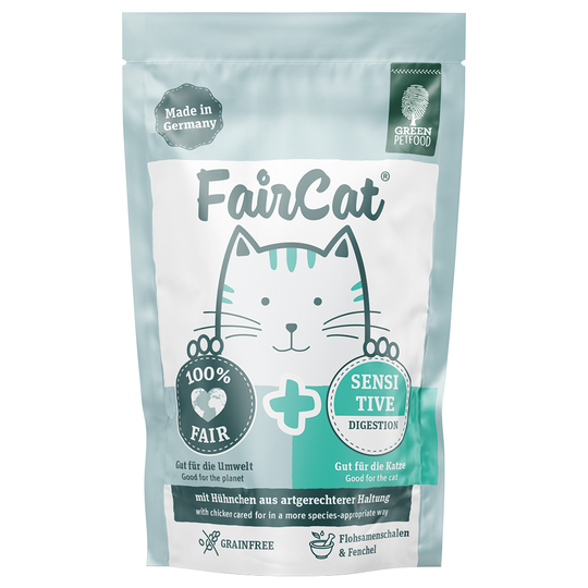FairCat-märkäruokapussit - Sensitive (8 x 85 g)