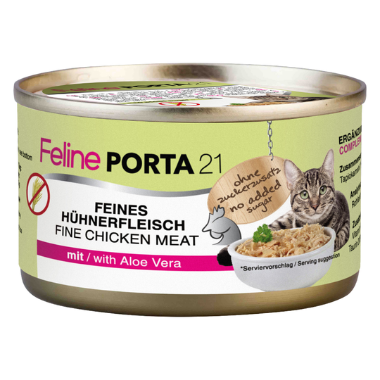 Feline Porta 21 -kissanruoka 1 x 90 g - kana & aloe (viljaton)