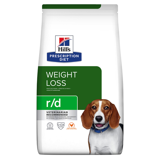 3 x zooPisteitä: Hill's Prescription Diet Metabolic koiran kuivaruoka - 10 kg r/d Weight Reduction - kana