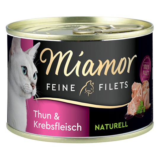 Miamor Fine Filets Naturelle 6 x 156 g - tonnikala & rapu