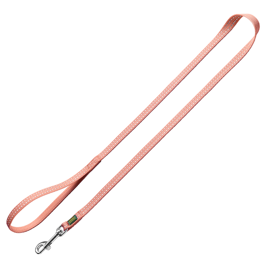 HUNTER Tripoli -talutushihna, vaaleanpunainen - pituus 110 cm, leveys 15 mm