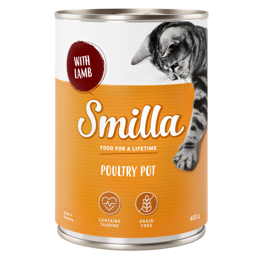 Smilla-siipikarjapata 6 x 400 g - siipikarja & lammas