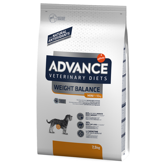 Advance Veterinary Diets Weight Balance Mini - säästöpakkaus: 2 x 7,5 kg