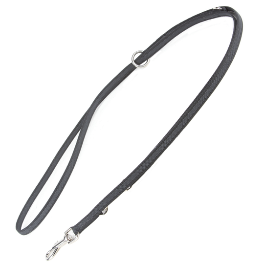 Julius-K9 -tuplatalutushihna, kumipintainen - pituus 220 cm x leveys 20 mm, paino alle 50 kg