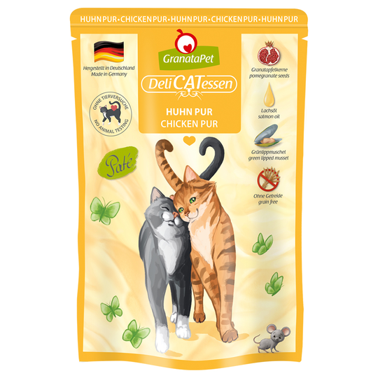 GranataPet DeliCatessen Pouch -säästöpakaus 24 x 85 g - kana