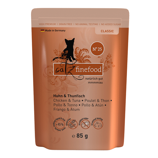 catz finefood Pouch 8 x 85 g - kana & tonnikala