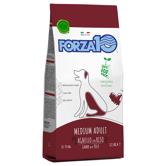 Forza 10 Medium Maintenance lammas & riisi - 12.5 kg