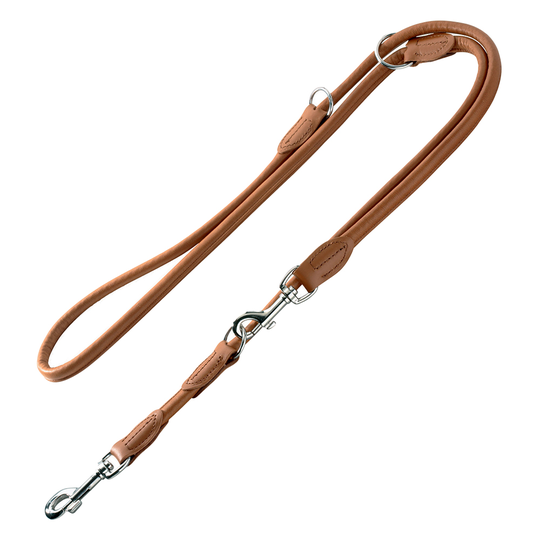 HUNTER Round & Soft -talutushihna, konjakki - pituus 200 cm, Ø 10 mm