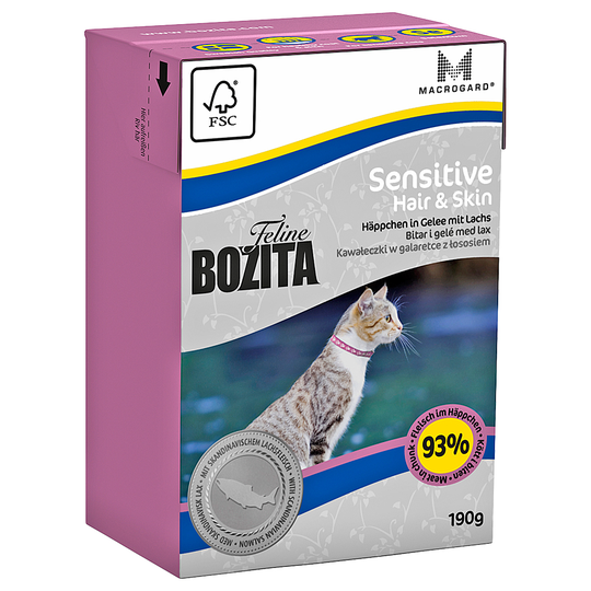 Bozita Feline in Tetra Recart 1 x 190 g - Sensitive Hair & Skin