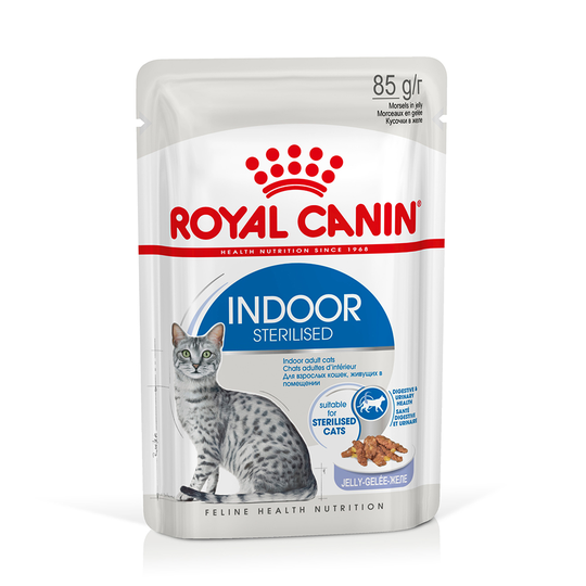 Royal Canin Indoor Sterilised in Jelly - 12 x 85 g
