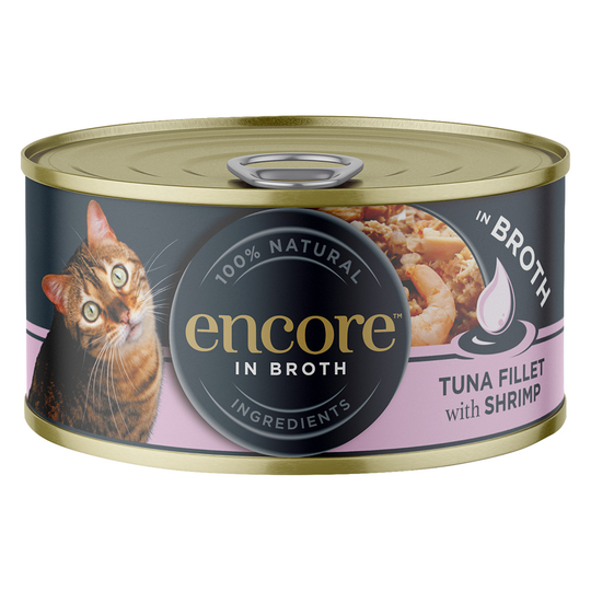 Encore-purkki 16 x 70 g - tonnikalaa ja katkarapuja