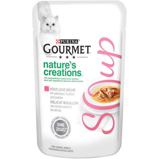 Gourmet Soup -säästöpakkaus 32 x 40 g - tonnikala & sardelli