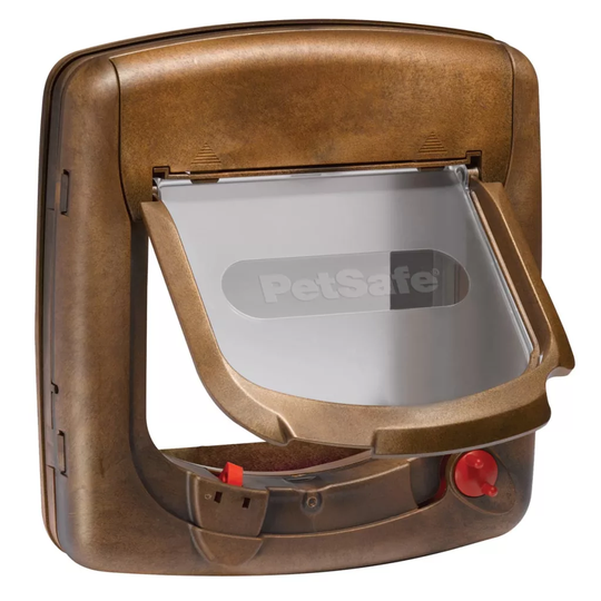 PetSafe Magneettinen 4-suuntainen kissanluukku Deluxe 420 ruskea